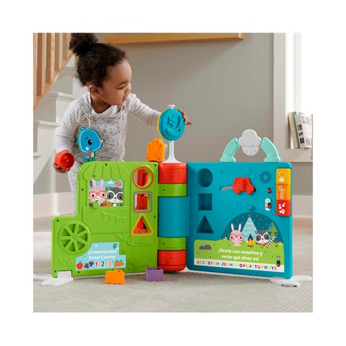 Libro de historias Sienta y Levanta con luces y sonidos, FISHER PRICE.