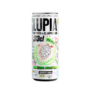 Imagen de HERBAL Cerveza lupia nugget lata 33 cl
