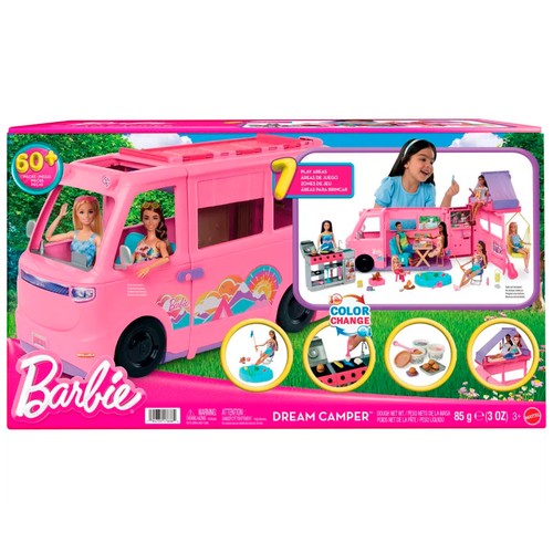 BARBIE Dream Camper Caravana para Muñecas de Juguete +3 Años
