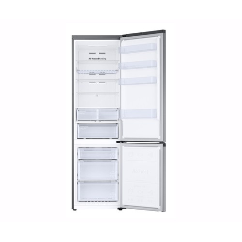 Frigorífico combi 203cm SAMSUNG RB38C675DSA/EF Inox, NO FROST, clasificación energética: D, H: 203cm, A: 59,5cm, F: 65,8cm, capacidad total: 390L.