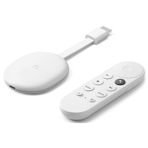 Google Chromecast con Google TV Nieve, mando control por voz, HDMI.