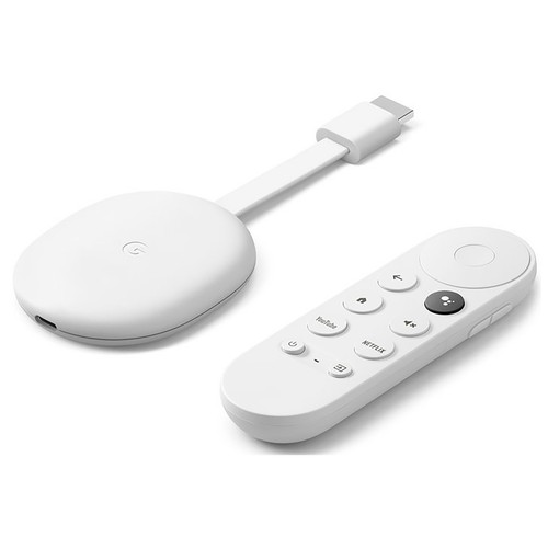 Google Chromecast con Google TV Nieve, mando control por voz, HDMI.