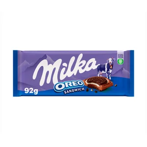 MILKA Chocolate con leche Oreo 92 g.