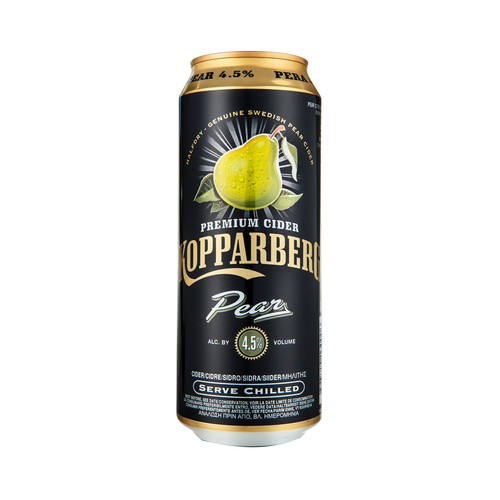 KOPPARBERG Sidra sueca con un toque de pera lata 50 cl.