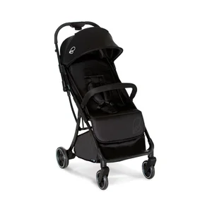 Silla De Paseo compacta Hito ASALVO, color negro.