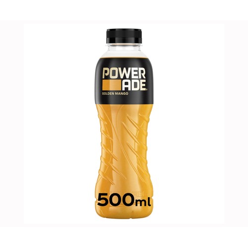 POWERADE Bebida deportiva golden mango botella 500 ml.