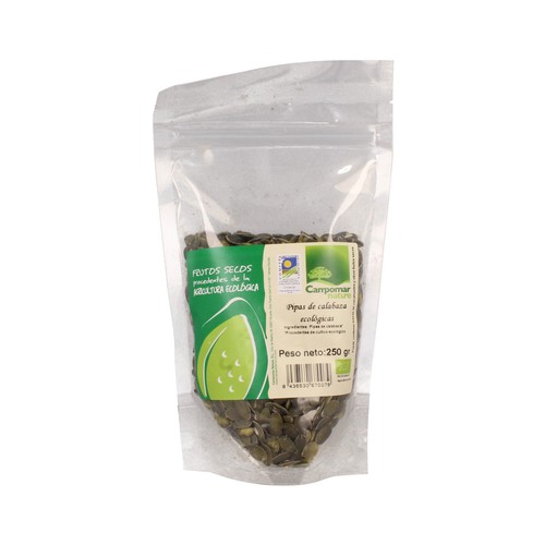 Pipas de calabaza ecológicas CAMPOMAR 250 g.