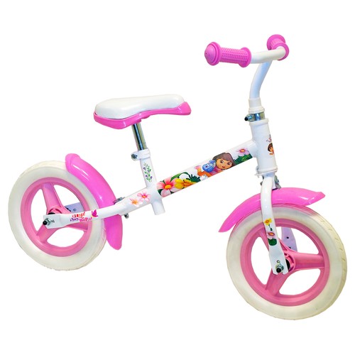 Bicicleta infantil Dora la Exploradora sin pedales, 10 pulgadas TOIMSA 1 unidad.