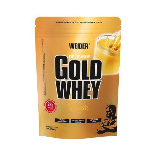 WEIDER Delicius gold whey, Proteínas sabor a vainilla 500 g.