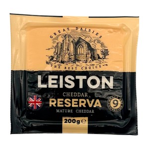 LEISTON Queso cheddar reserva curado 200 g.