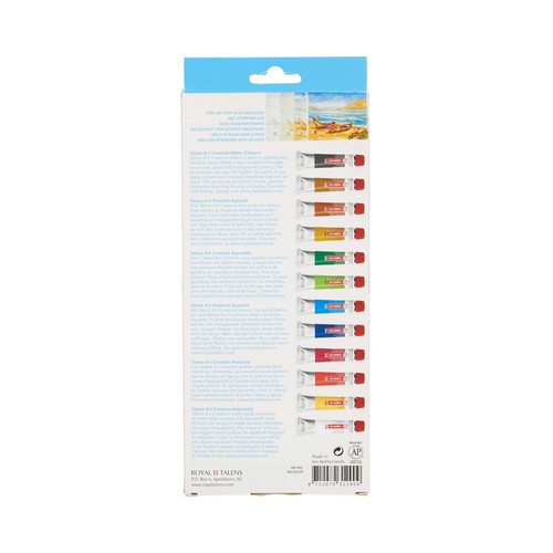 Set TALENS ARTCREATION de 12 tubos de acuarela de 12 ml
