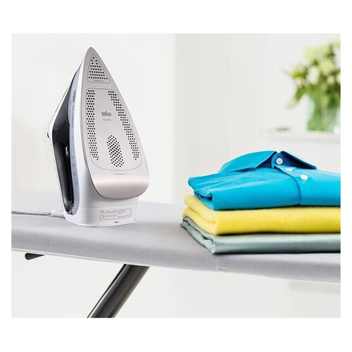 Plancha de vapor BRAUN TexStyle 7 Pro SI7149WB, suela freeGlide 3D EloxalPlus, 3000W.