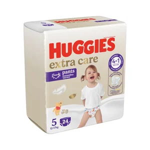 HUGGIES Extra care Pañales tipo Pants talla 5 (12-17 kg) 24 uds.