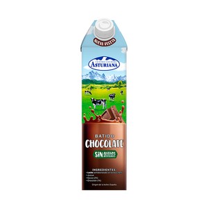 CENTRAL LECHERA ASTURIANA Batido de chocolate, elaborado sin aditivos artificiales 1 l.