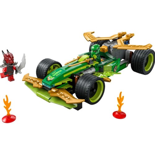 LEGO Ninjago Coche de Carreras con Motor de Carga Manual de Lloyd 71828, 181 piezas, +7 años.