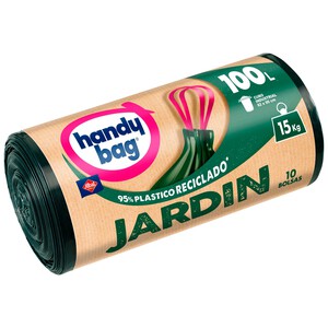HANDY BAG Bolsas de basura de jardín capacidad 100 L. 82 x 90 cm HANDY BAG 10 uds.