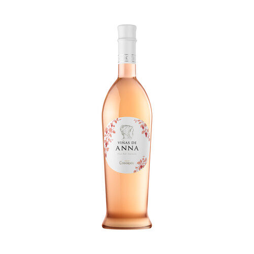 VIÑAS DE ANNA  Vino rosado con D.O. Catalunya VIÑAS DE ANNA botella de 75 cl.