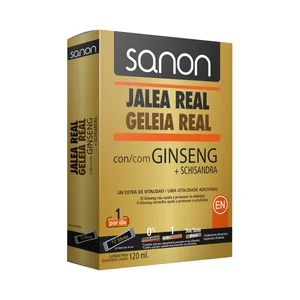 SANON Jalea real y Ginseng (Complemento alimenticio) 12 x 10 ml.