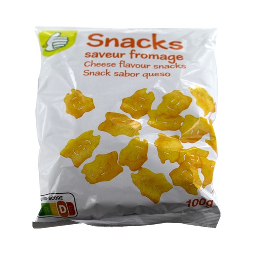 PRODUCTO ECONÓMICO ALCAMPO Snacks de maiz con sabor a queso 100 g.