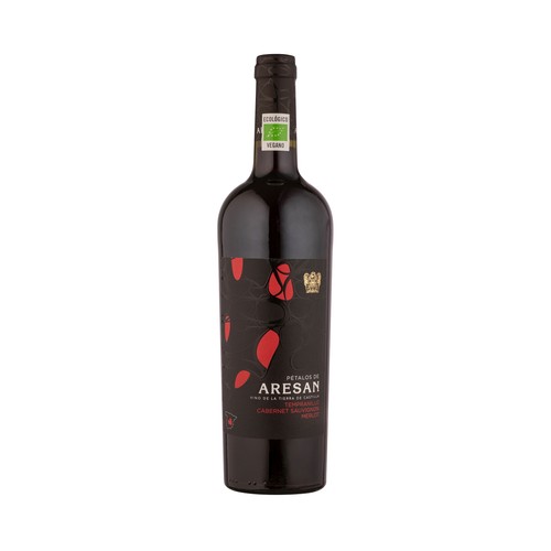 ARESAN  Vino tinto ecológico y vegano con IGP Vinos de la Tierra de Castilla botella 75 cl.