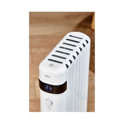 Radiador QILIVE Q.6117, 1500W, temporizador, temostato.