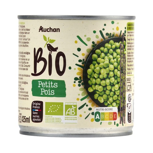 PRODUCTO ALCAMPO Bio Guisantes la natural ecológicos 265 g.