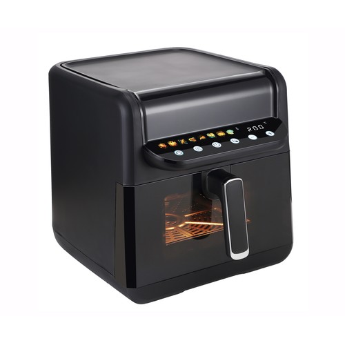 Freidora de aire 7,6L, QILIVE Q.5526, 8 programas, 2100W, cesto desmontable