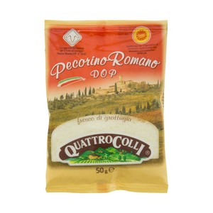 Quattrocolli Queso Pecorino Romano con Denominación de Origen Protegida (dop) Rallado 50 G.
