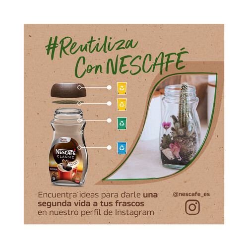 NESCAFÉ VITALÍSSIMO Café soluble natural con magnesio 200 g.