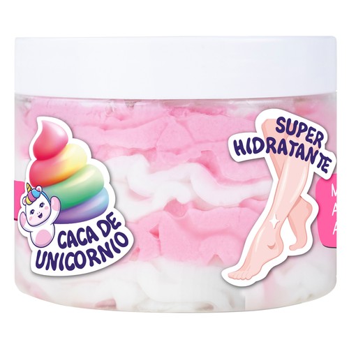 THE FRUIT COMPANY Manteca corporal super hidratante, con aroma a chicle de fresa 300 ml.