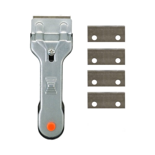 Rasqueta para placa de cocina con 5 cuchillas incluidas, ACTUEL.