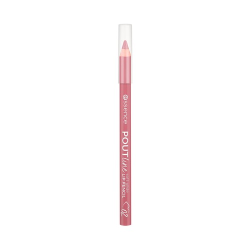 ESSENCE Poutline soft glide tono 02 Pinky promise rosa suave Lápiz de labios con cobertura completa.