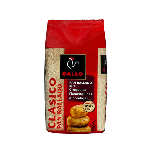 Pan rallado GALLO 500 gr,
