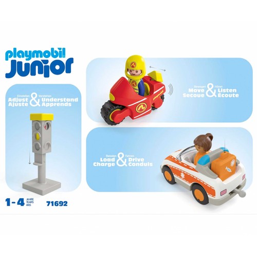 PLAYMOBIL. 71692 JUNIOR: héroes del día a día