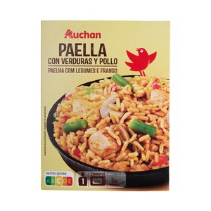 PRODUCTO ALCAMPO Paella de verduras y pollo 250 g.