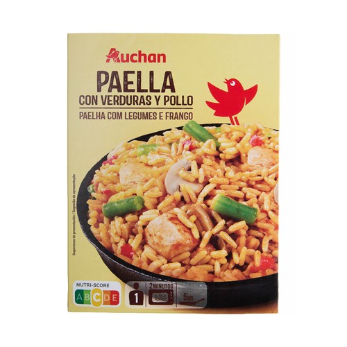 PRODUCTO ALCAMPO Paella de verduras y pollo 250 g.