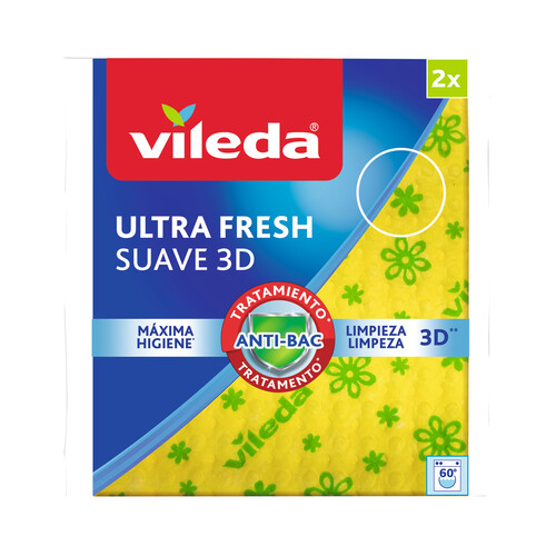 VILEDA Bayeta Suave Ultra Fresh VILEDA 2 uds.
