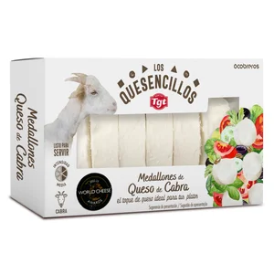 FLEUR DES MONTS Rulo queso de cabra en medallones FLEUR DES MONTS 100 g.