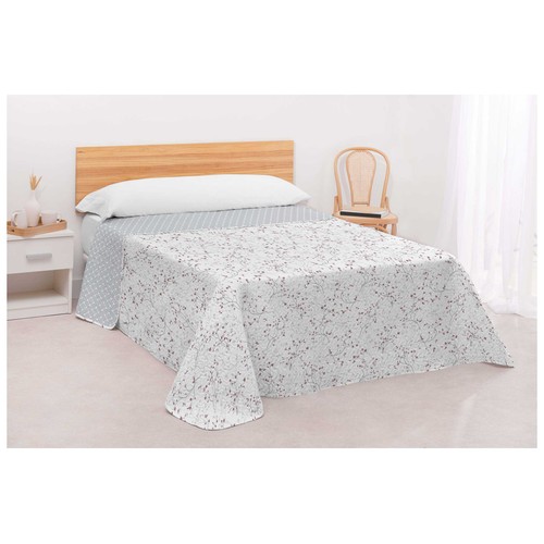 Colcha bouti estampada reversible para cama de 135 cm, EXPORT