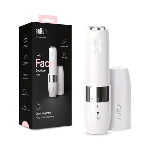 Mini depiladora facial BRAUN FS1000, luz Smartlight.