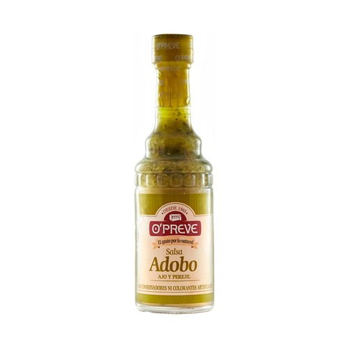 O"PREVE Salsa de adobo con ajo y perejil bote de 175 ml.