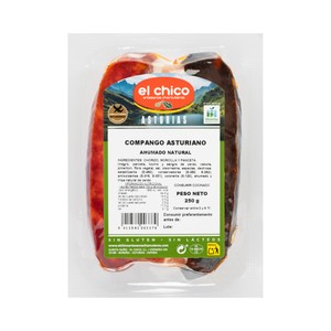 Compango asturiano con ahumado natural 250 g.