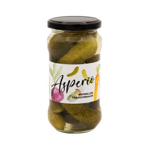 Imagen de ASPERIO Pepinillos tradicionales ácidos grandes 180g.