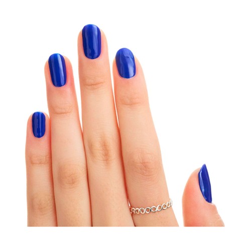 ESSENCE tono 75 wave breaker (azul eléctrico brillante) Esmalte de uñas secado rápido.