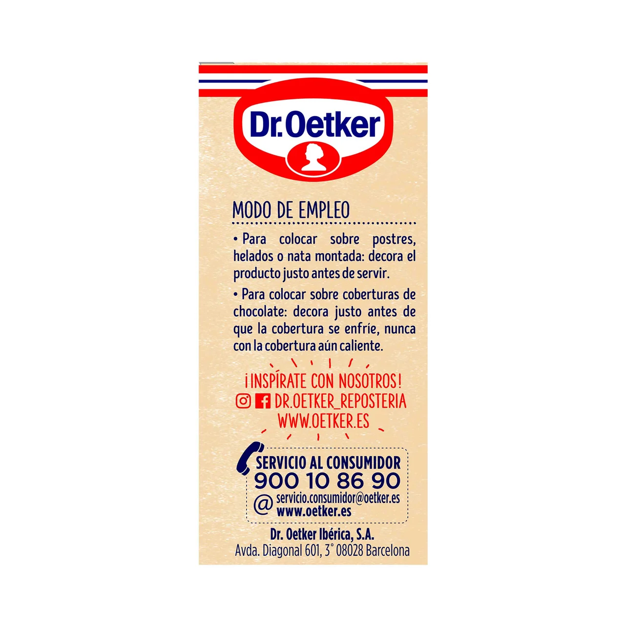 DR. OETKER Margaritas decoración Dr. OETKER 4,2 gr,