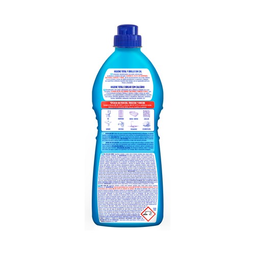 ASEVI Desinfectante de baños antical y antimoho para una limpieza completa del baño, acabado con brillo duradero, 1100 ml.