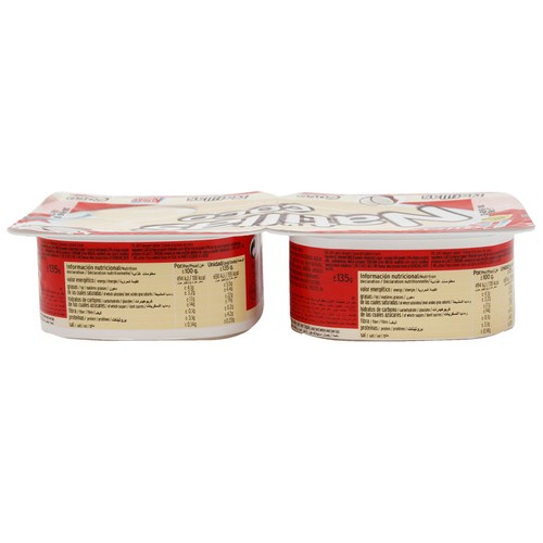 KALISE Natillas con sabor a coco KALISE 2 x 135 g.