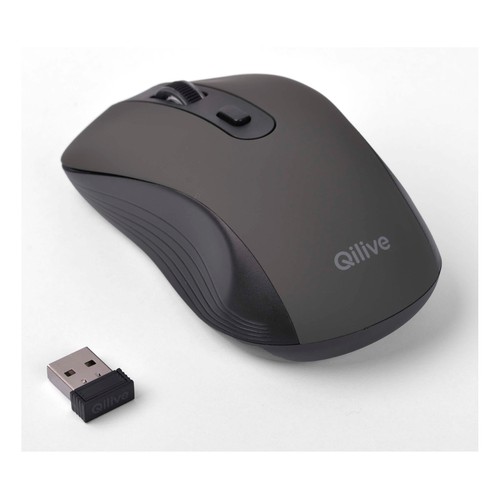 Ratón inalámbrico QILIVE, 1600dpi, conexión Usb.