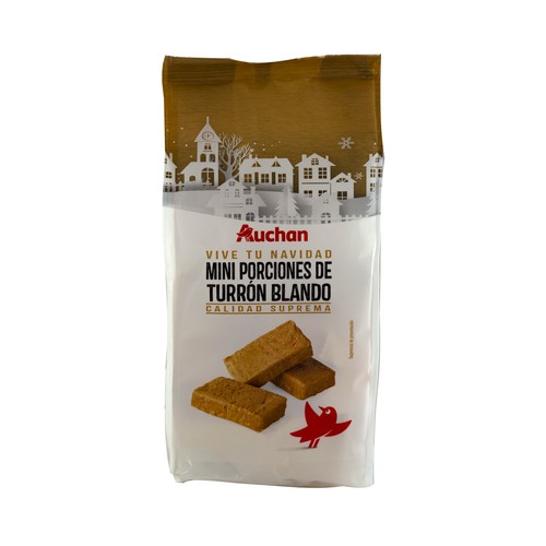 PRODUCTO ALCAMPO Mini porciones de turrón blando 180 g.