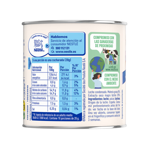 LA LECHERA Leche condensada LA LECHERA 370 g.